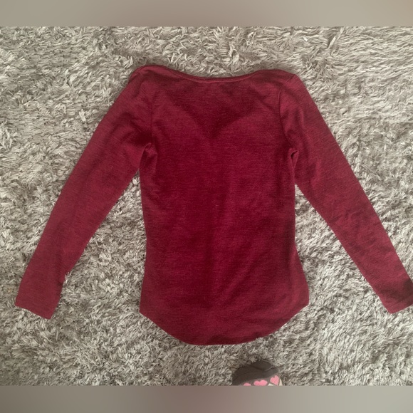 Wine Coloured Long Sleeve - Picture 2 of 4